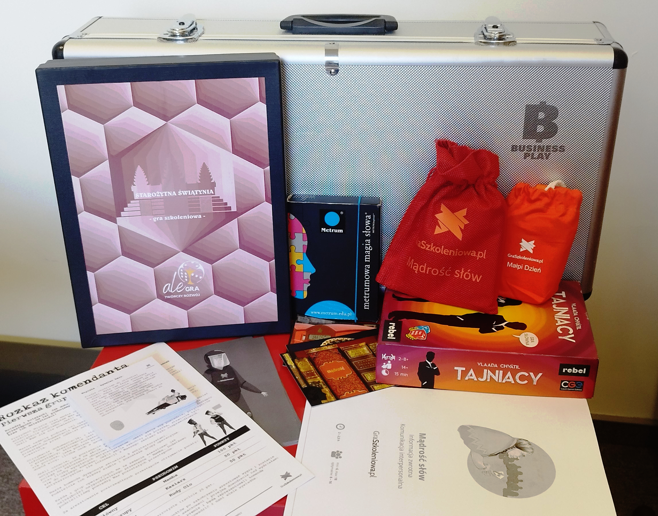 Gry szkoleniowe na biurku