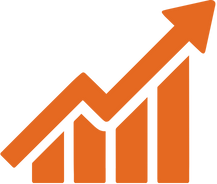 Ikona - rosnący wykres