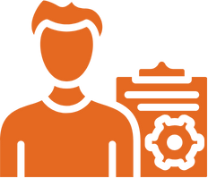 Ikona z osobą z teczką